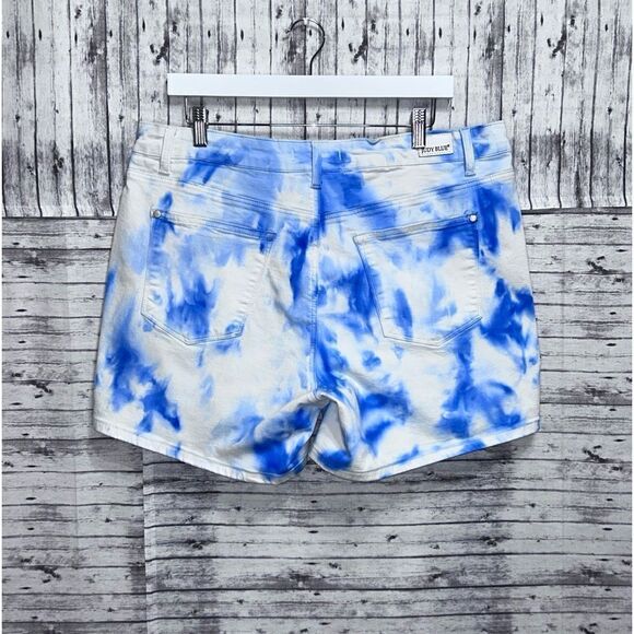 Judy Blue The Blues Tie Dye Denim Shorts - Picture 11 of 11